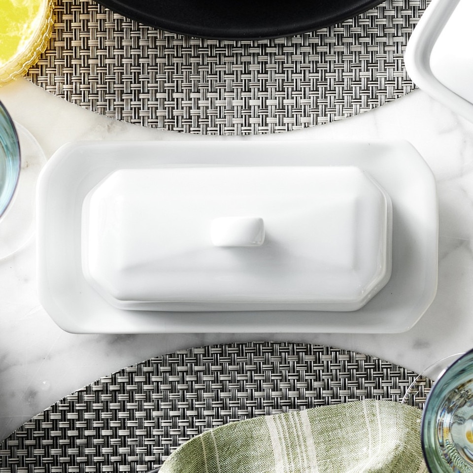Pillivuyt Covered Butter Dish