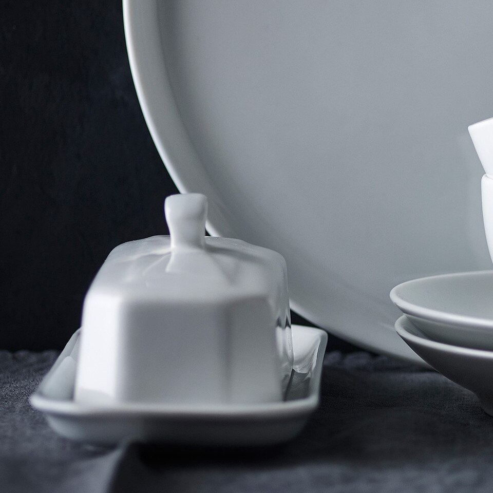 Pillivuyt Covered Butter Dish