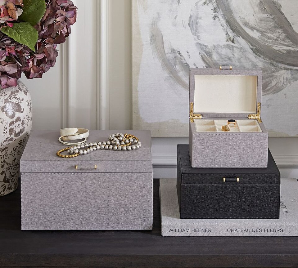 Quinn Leather Jewellery Storage Collection