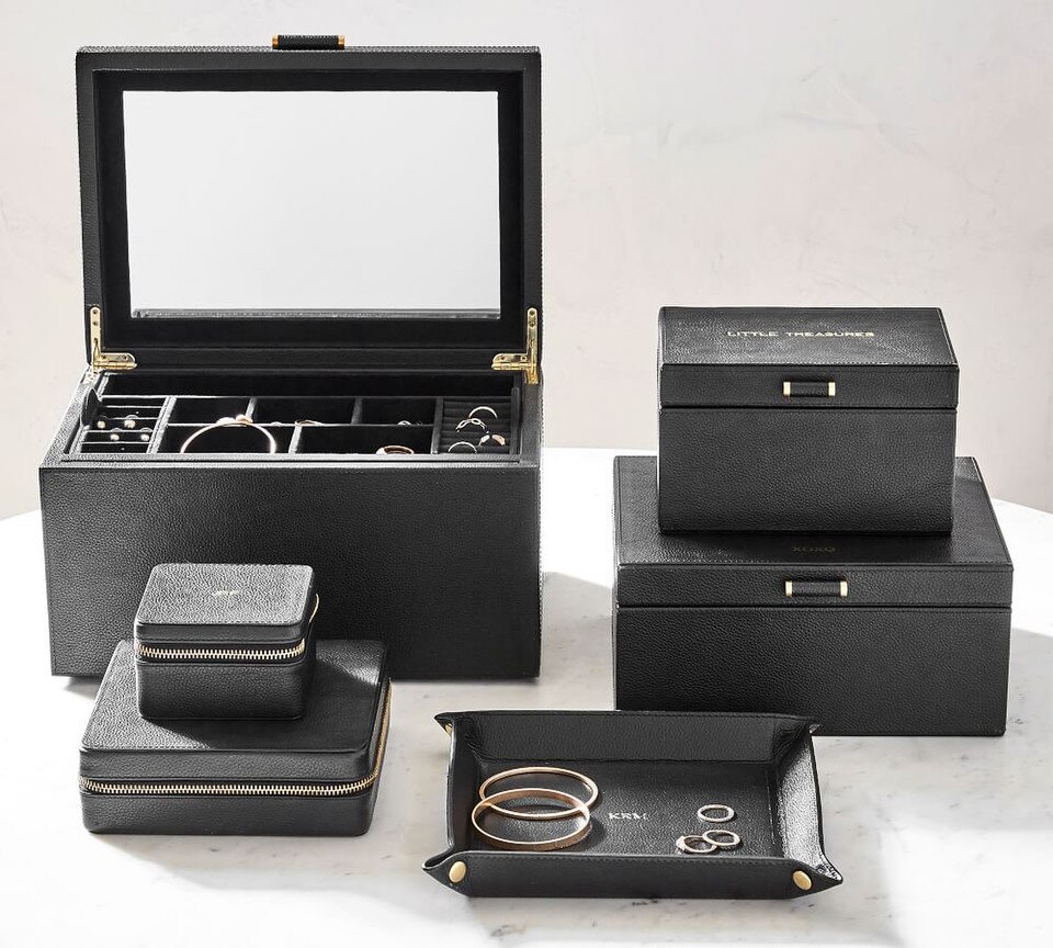 Quinn Leather Jewellery Storage Collection