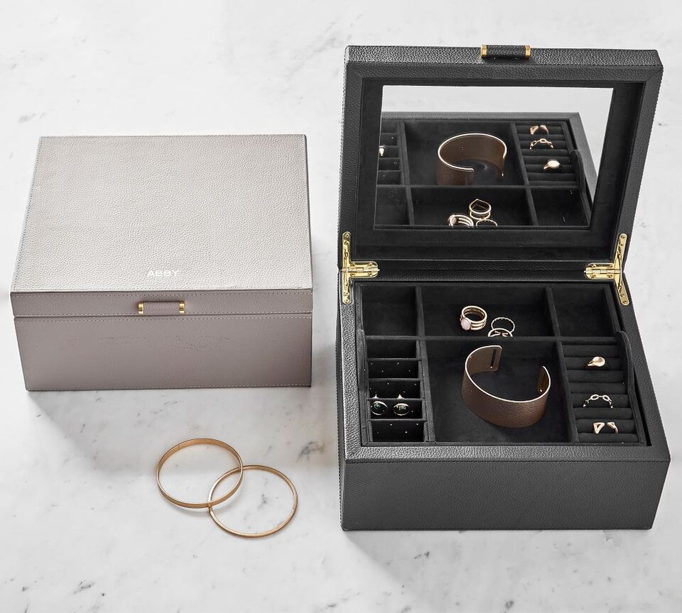 Quinn Leather Jewellery Storage Collection