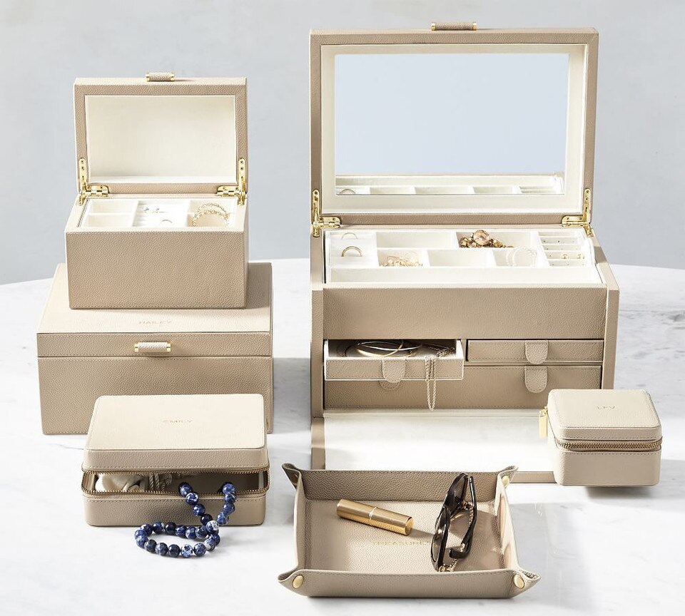 Quinn Leather Jewellery Storage Collection