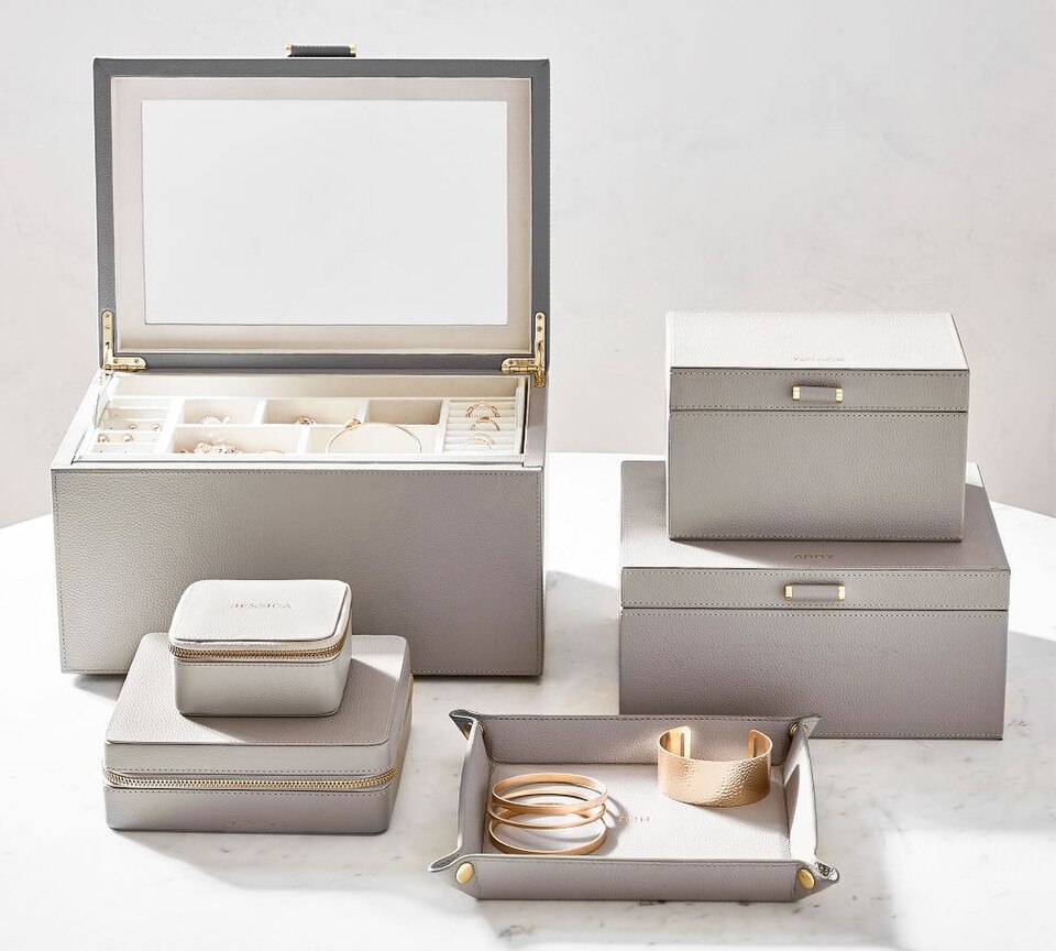 Quinn Leather Jewellery Storage Collection