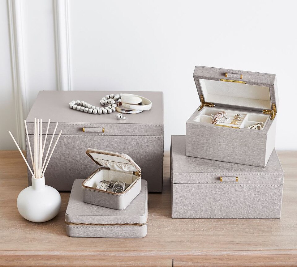 Quinn Leather Jewellery Storage Collection