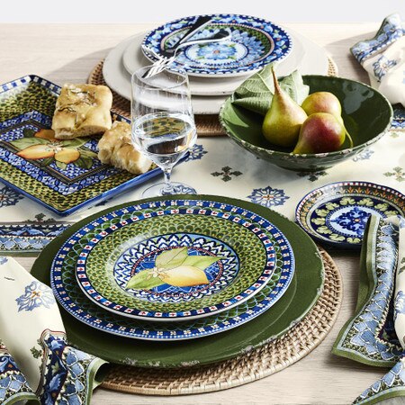 Sonoma Green Sonoma Dinnerware Set Sicily Ceramic Salad Plates