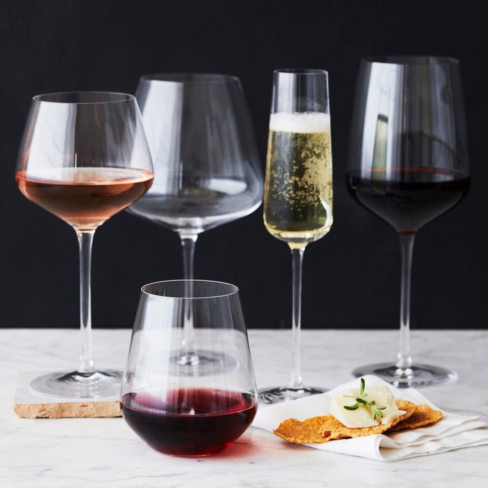 Williams Sonoma Estate Stemless Red Wine Glass