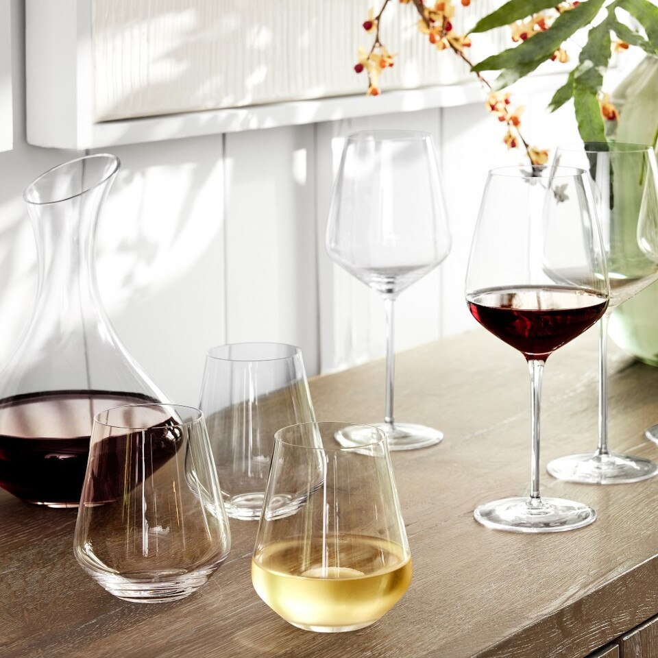 Williams Sonoma Estate Stemless Red Wine Glass