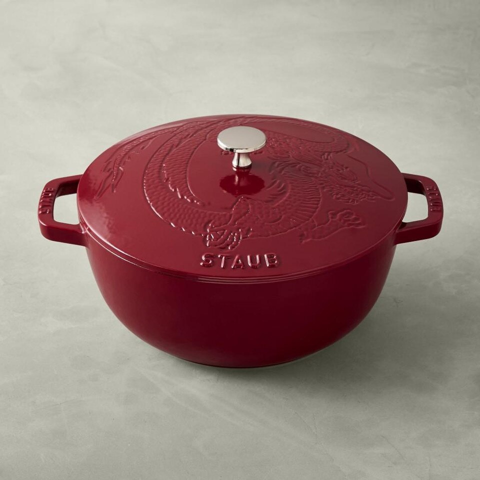 Staub Cast Iron Essential French Oven, Dragon Design Williams Sonoma AU