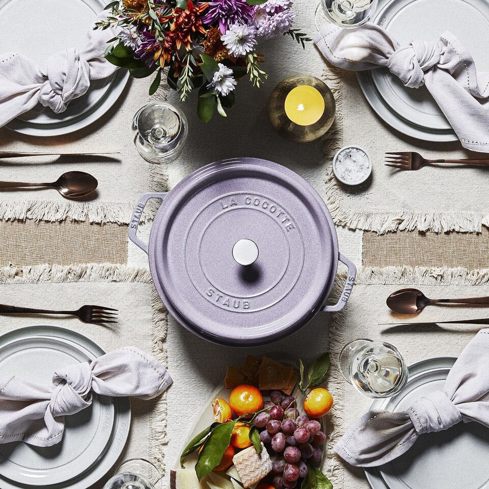 Staub Enamelled Cast Iron Round Dutch Oven