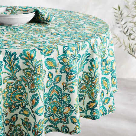 Tropical Palampore Round Tablecloth Williams Sonoma Australia Tropical Palampore Round Tablecloth, Where Can I Get Round Tablecloths