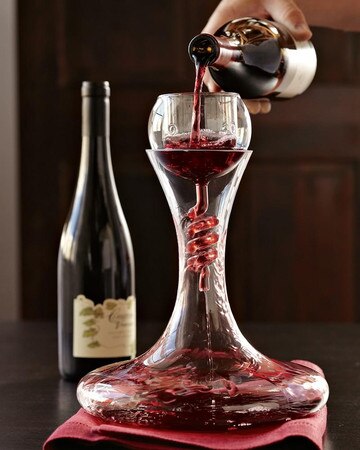 Twister Wine Aerator Decanter With Stand Set Williams Sonoma Au