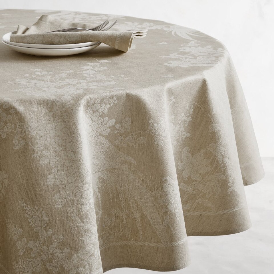 Walden Jacquard Round Tablecloth Williams Sonoma AU