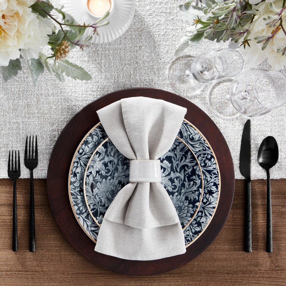 Italian Washed Linen Napkins, Set of 4