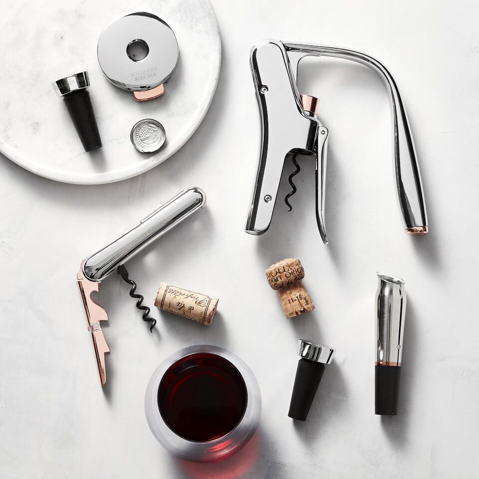 Williams Sonoma Wine Aerator, Stainless-Steel & Copper
