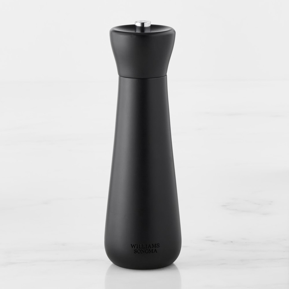 Williams Sonoma Wood Salt and Pepper Mills, Black & White