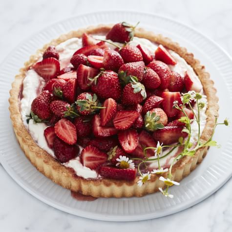 Ricotta Tart with Strawberries