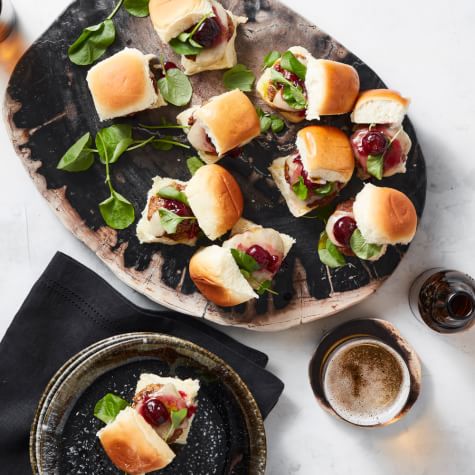 Pork Sliders with Cherry-Ginger Compote