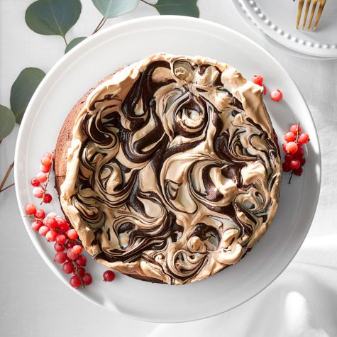 Dark Chocolate Meringue Cake