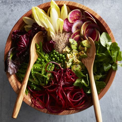 Farmers' Market Salad with Avocado Vinaigrette